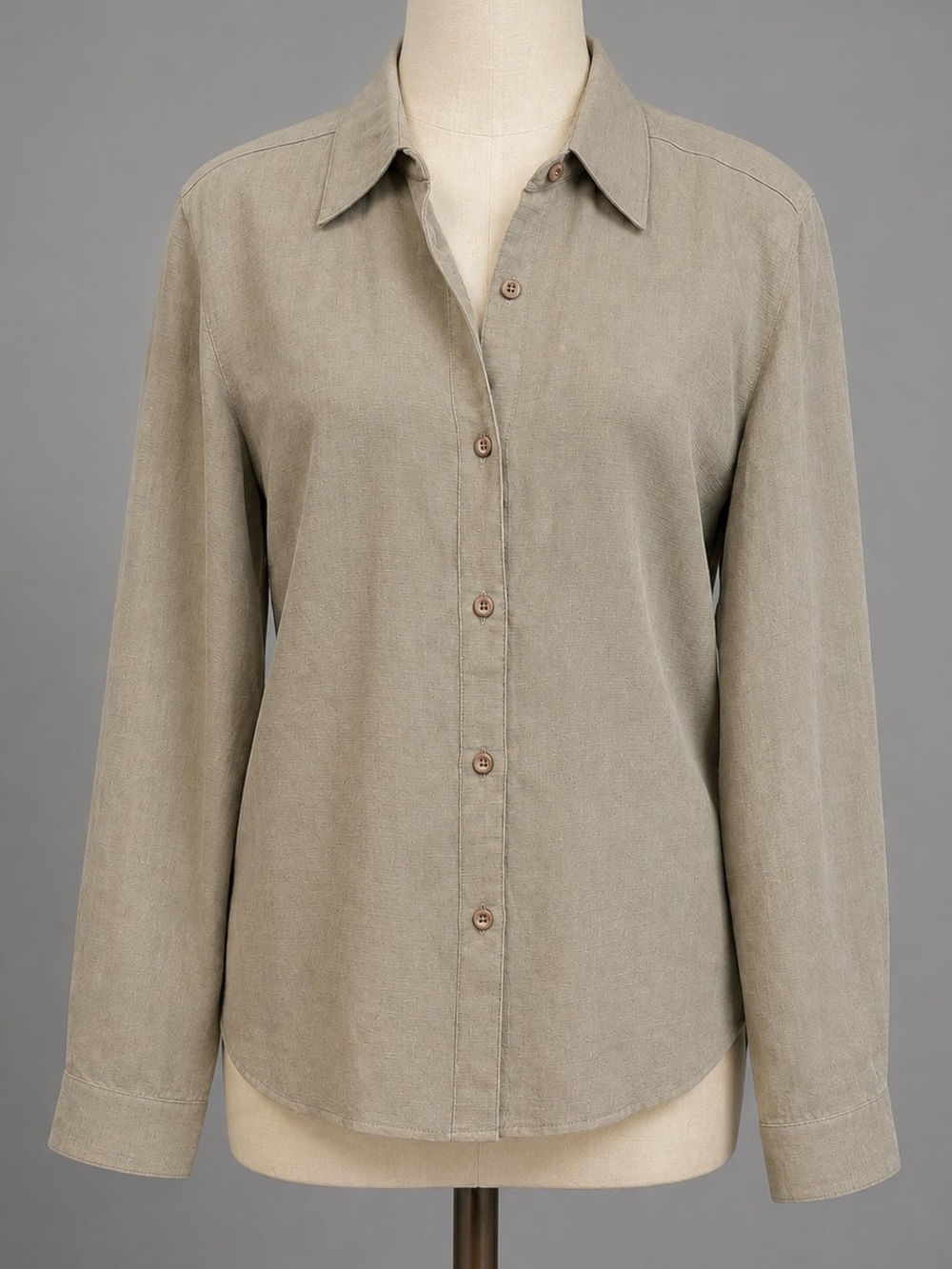 THE NORTH FACE khaki Button Down Shirt Large